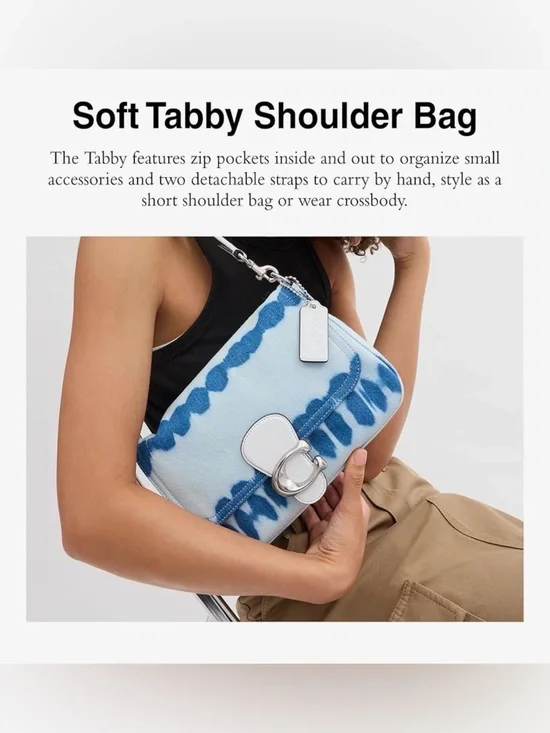 NWT Coach Womens Soft Tabby Tye Dye - Picture 2 of 7